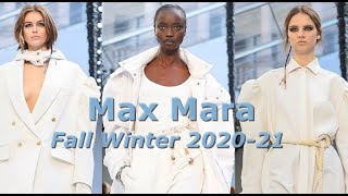 Max Mara fashion show fall 2020 winter 2021  Макс Мара модная коллекция осень 2020 зима 2021 [upl. by Barvick]