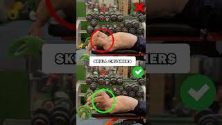 Skull Crushers Right vs Wrong  Perfect Your Triceps Workout [upl. by Aidan]