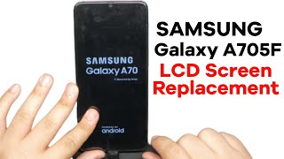 Samsung A70 LCD Replacement A705F  Galaxy A705F Touch Screen Replacement In Bangla [upl. by Alag657]