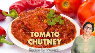 Tomato Chutney Recipe  How to make Tomato Chutney  Indian Tomato Chutney  Tangy Tomato Chutney [upl. by Ttenna]