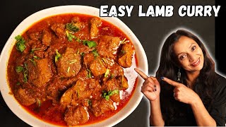 EASY LAMB CURRY  Indian Style Homemade Curry  Beginner Friendly [upl. by Clair]