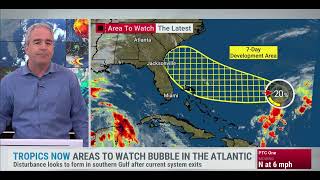 Tropical Disturbance Threatens Southeast Coast With Rain Later This Week [upl. by Resay913]