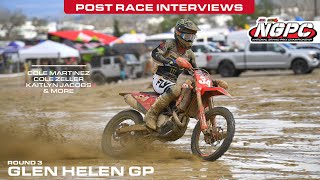 2024 NGPC Round 3  Glen Helen Grand Prix PostRace Interviews [upl. by Rdnaskela]