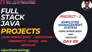 Day 9  Java Full Stack Projects  Spring Boot and Angular Project  Employee Management System [upl. by Valida]