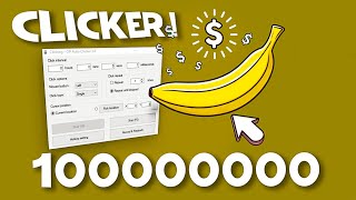 Banana Game Steam OP Auto Clicker  How To FARM Clicks In BANANA Tutorial 2024 [upl. by Arin]