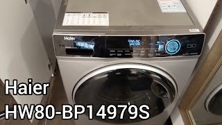 Обзор стиральной машины Haier HW80BP14979S 8kg [upl. by Alayne]