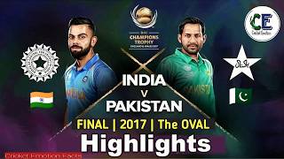 ICC Champions Trophy 2017 Final  IND vs PAK Full Highlights [upl. by Ahselef]