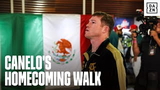 Canelo Makes Hometown Ringwalk In Front of 50000 People [upl. by Tiphane]