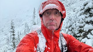 BLIZZARD and Bluebirds August Backpacking in Glacier National Park [upl. by Ahcurb992]