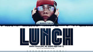 Billie Eilish LUNCH Lyrics Color Coded Lyrics  ShadowByYoongi [upl. by Hulbard811]