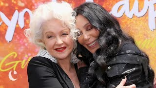 Cher honors friend Cyndi Lauper at her Hand and Footprint Ceremony at the TCL Chinese Theatre [upl. by Voe]