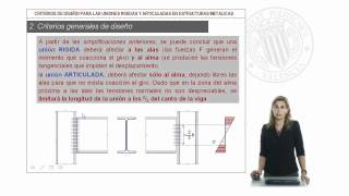 Criterios de diseño de las uniones en estructuras de acero para edificación  2030  UPV [upl. by Shandee]