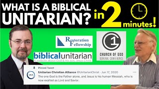 Biblical Unitarians Explained in 2 Minutes [upl. by Hafeetal]