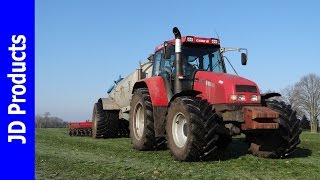 Case CS110Mest injecterenInjection slurryGülle ausbringenNunspeetNL2016Joskin [upl. by Oiretule456]