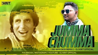 Jumma Chumma De De  Amitabh Bachchan 150 BPM Desi Remix  DJ KRIT OFFICIAL  2024 djkritofficial [upl. by Icak]