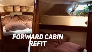 VBerth Refit  Sailboat DIY [upl. by Kurtzman]