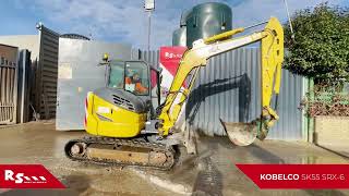 KOBELCO SK55 SRX6  5T MINI EXCAVATOR  RS MACHINERY HIRE AND SALE [upl. by Andrea]