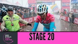 Giro dItalia 2013 Tappa  Stage 20 Official Highlights [upl. by Daisi]