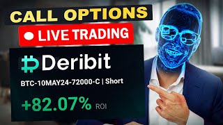 Make Money with CALL Options on Deribit StepbyStep Guide with LIVE EXAMPLE [upl. by Eelta456]