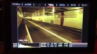 Red Bull F1 car being driven through Lincoln Tunnel 190mph [upl. by Venuti710]