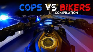 BIKERS VS COPS Motorcycles chased by Police Compilation 2023 [upl. by Hadik]