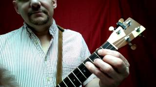 Burning Love  Elvis Presley ukulele tutorial by MUJ [upl. by Tarrah]