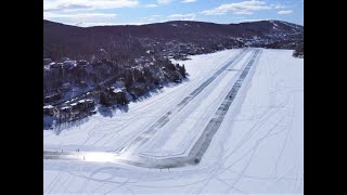 Ice Rink MINI 2 4K LacBeauport Quebec [upl. by Eus]