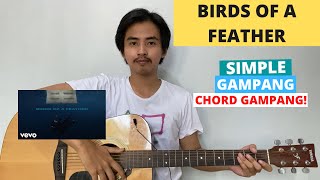 CHORD SIMPLE GAMPANG Birds Of A Feather  Billie Eilish Tutorial Gitar VIRAL [upl. by Lorak]