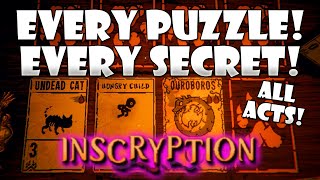 All Puzzles and Secrets in Inscryption All Acts [upl. by Meridel]