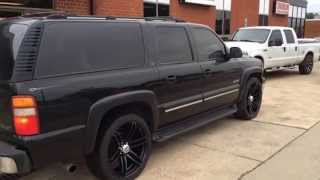 2000 Chevy Suburban on 24s installed at RimTyme Durham [upl. by Tanner]