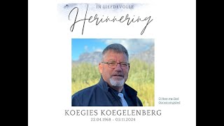 NG Kerk Vredendal  Gedenkdiens van Koegies Koegelenberg [upl. by Ceevah]