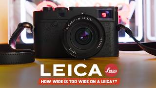 LEICA 21MM ELMARIT  TOO WIDE FOR A LEICA [upl. by Claudetta]