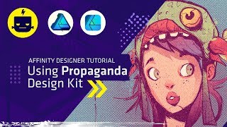 How to use Propaganda Design Kit for Affinity Designer DesktopiPad [upl. by Eutnoj633]