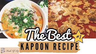 THE BEST KAPOON Khaub Poob RECIPE  How To Make Hmong Red Curry Noodle Soup  Cook With Me [upl. by Sethi]