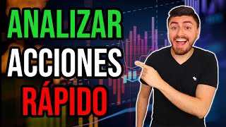 Como Analizar Acciones RÁPIDO Guía Bolsa de Valores Para Principiantes Paso a Paso [upl. by Boyd338]