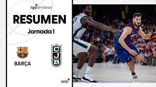 Barça  Joventut Badalona 9579 RESUMEN  Liga Endesa 202324 [upl. by Elacsap]