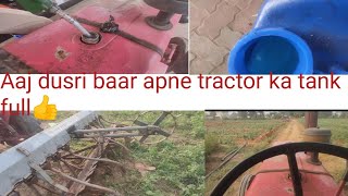 Aaj apne tractor ka tank dusri bar full Kara diya🥰👍 [upl. by Esoranna]