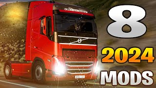 ETS2 Top 8 2024 Mods to Modify your ETS2 149 Game [upl. by Gone151]