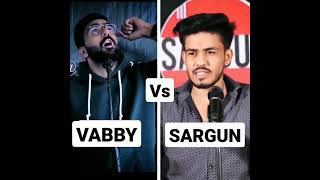 SUCCESS🔥  Vabby vs Sargun Tyagi 🥀  Vabby Shayari Status 😍  Sargun Tyagi Shayari 😎 [upl. by Gwenni]