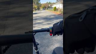 E bike test ride 🚲💨 ebike youtubeshorts electricbike [upl. by Nnaarual]