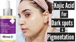 Derma co 2 Kojic acid serum Review  Best Serum for Dark Spots and Pigmentation [upl. by Adnole422]