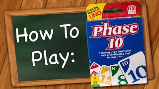 How to Play Phase 10 [upl. by Liponis632]