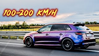 QUANTO va FORTE la mia AUDI RS3  TESTIAMO il 100200 Kmh [upl. by Adnola]