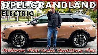 Opel Grandland Electric  Wie gut ist das große elektrische Opel SUV  Test Review 2024 Deutsch [upl. by Rad]