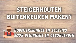 zelf een steigerhouten buitenkeuken maken [upl. by Sofer]