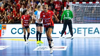 Gloria Bistrița 🆚 CSM București  EHF Champions League 202425 [upl. by Aidile310]