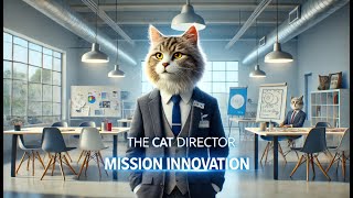 Cat AI Story  The Cat Director Mission Innovation  Purrfect AIPaws [upl. by Etteval]