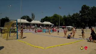 CESA Balonmano Playa 5º y 6º Femenino Cataluña Vs Murcia 20 [upl. by Emalee495]