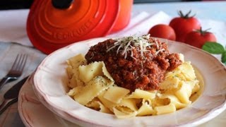 Pasta a la Boloñesa 🍝 auténtica receta italiana y sin lactosa  Pasta alla Bolognese 🇮🇹 [upl. by Pauly]