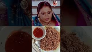 Rashi eating chicken rice 🍚🍚youtubeshort saathnibhanasathiya viralvideo [upl. by Nairahcaz]